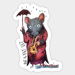 Rat-a-tat -tat Sticker